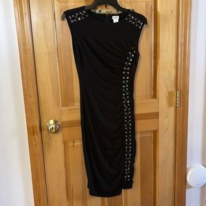 New Without Tags Cache Sexy Black Ruched Dress Size Small
